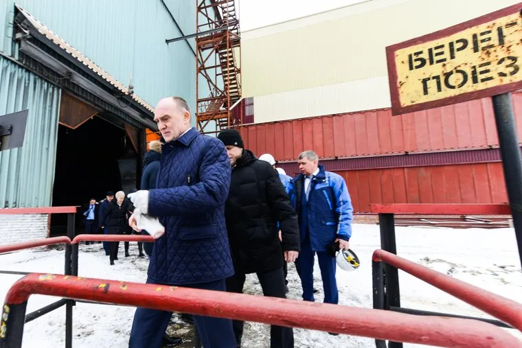 Визит министра природных ресурсов и экологии Сергея Донского на предприятия - ЧМК, городская свалка, ЧЭМК. Челябинск, чмк, дубровский борис