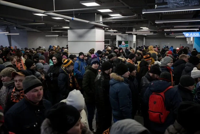 Футбольный матч фк «Урал» — фк «Рубин». Первый матч на стадионе «Екатеринбург Арена»