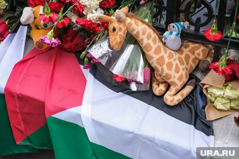 В Лондоне проходит марш в поддержку Палестины