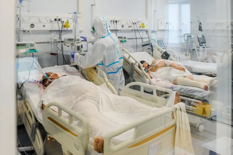 Областной инфекционный центр. Красная зона. Челябинск