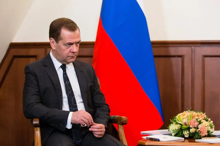 Встреча премьер-министра России  Дмитрия Медведева и губернатора ХМАО Натальи Комаровой. Ханты-Мансийск