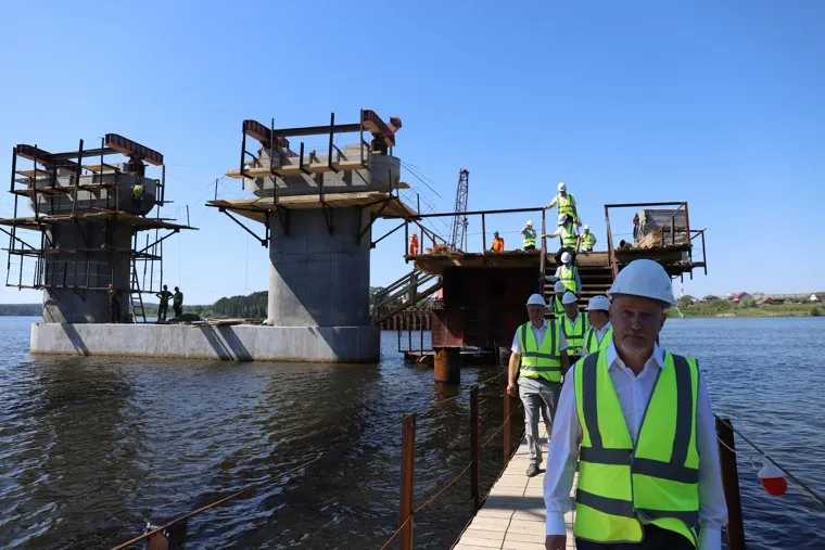 Строительство нового моста. Нижний Тагил