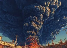 Роспотребнадзор взял на контроль ситуацию с пожаром на складе в Екатеринбурге