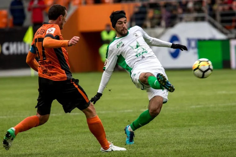 Футбольный матч фк «Урал» — фк «Рубин». Первый матч на стадионе «Екатеринбург Арена»