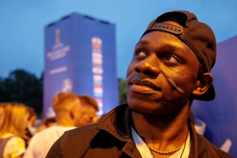 Фан-зона ЦПКиО. Матч Россия - Хорватия.