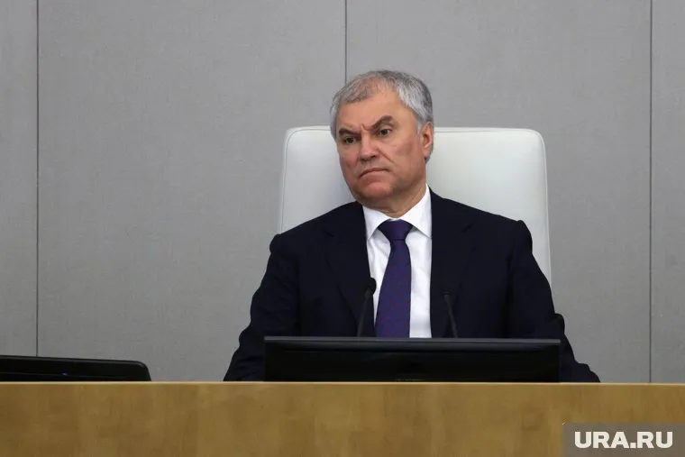 Вячеслав Володин (на фото) попросил поблагодарить Дениса Мантурова за его работу