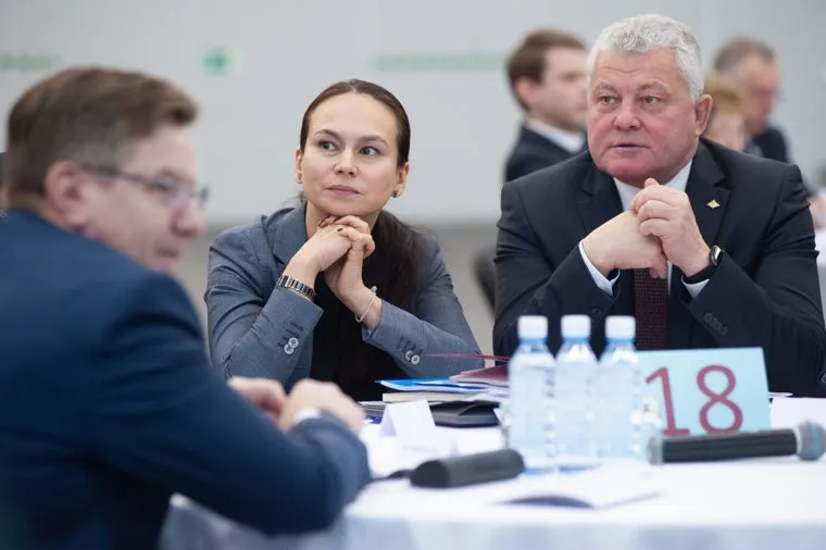 Совещание губернатора Свердловской области Евгения Куйвашева с главами муниципальных образований Свердловской области на площадке МВЦ «Екатеринбург-ЭКСПО». Екатеринбург