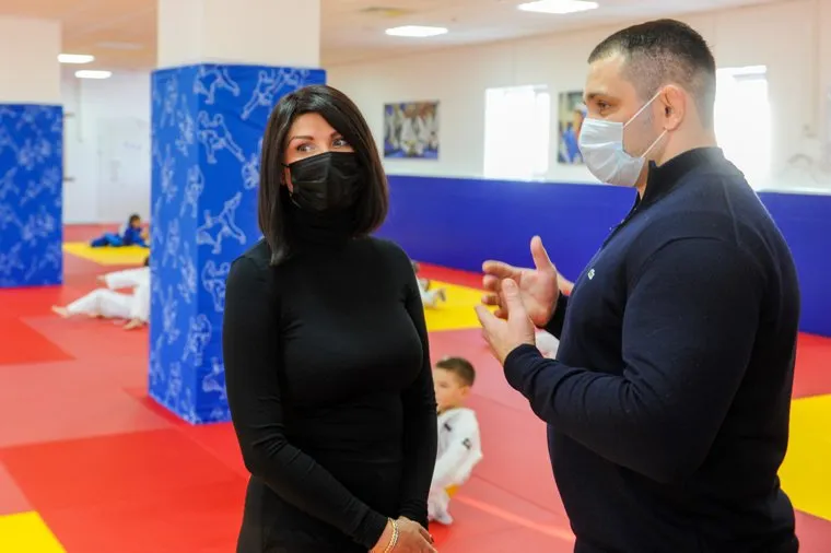 Открытие Центра дзюдо «Электрометаллург». Челябинск