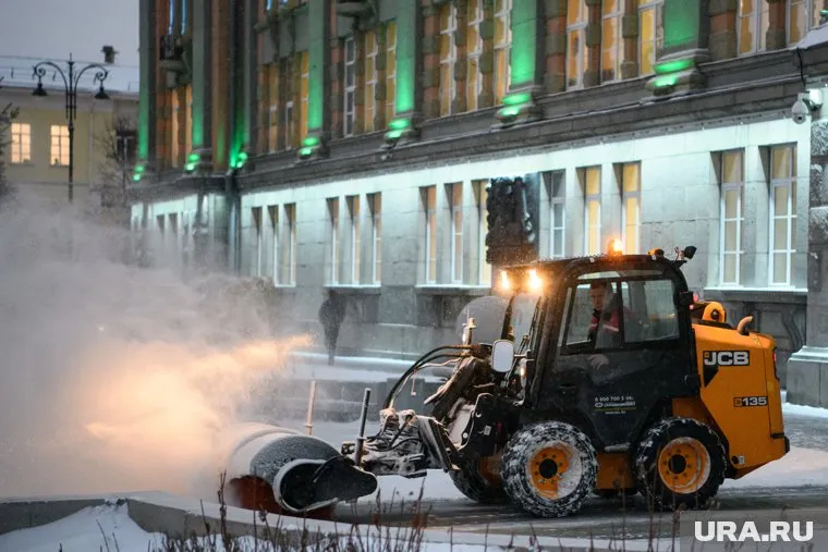 Утренний снег. Екатеринбург