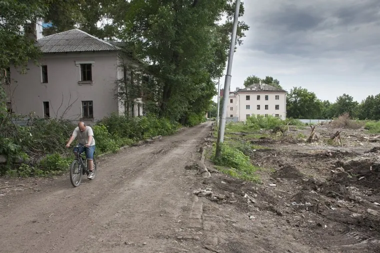 Уфа, пустырь, трущобы, окраины