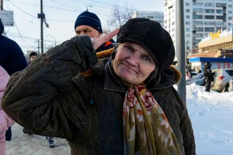 Несанкционированная акция в поддержку Алексея Навального. Челябинск