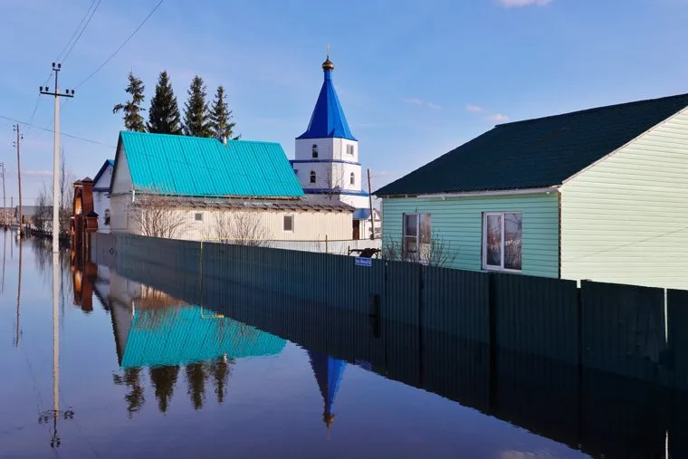 Поселок Смолино. Курган