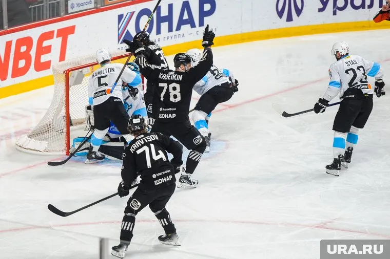 Хоккейный матч между ХК «Трактор» и ХК «Динамо Минск». Челябинск