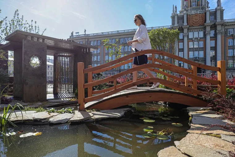 Открытие сада Атмосфера на площади 1905 года. Екатеринбург