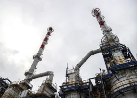 Тюменцы сообщают о взрыве и пожаре в районе Антипинского НПЗ