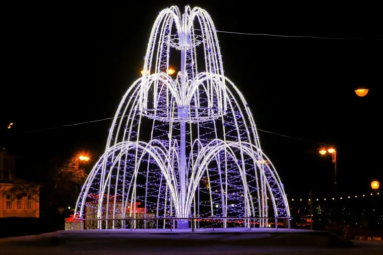 Новогоднее оформление. Тюмень