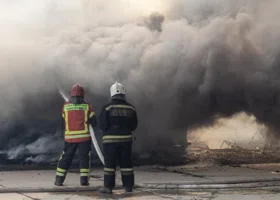 Раскрыта площадь мощного пожара на складе в Подмосковье