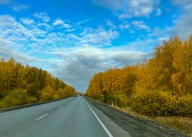 В ХМАО открыли обновленную дорогу на Ямал