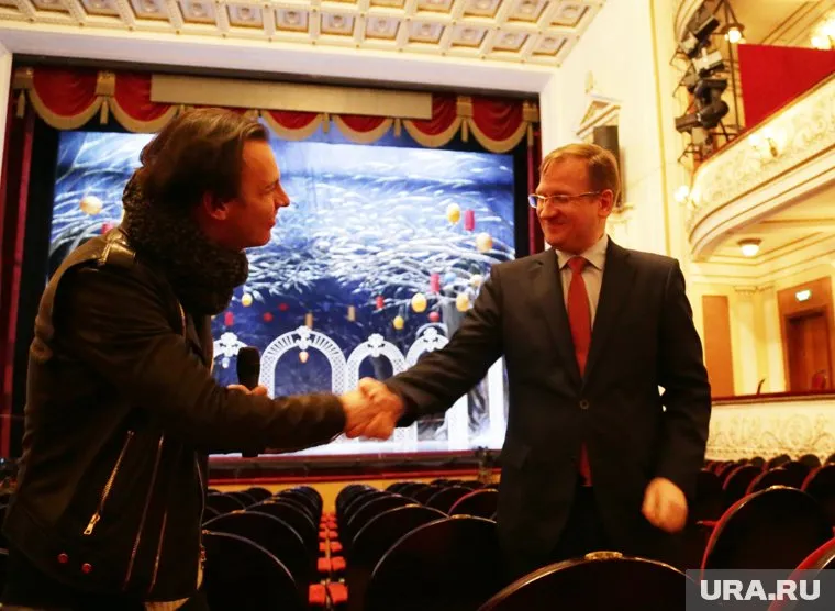 Теодор Курентзис и директор Пермского театра оперы и балета Андрей Борисов встретились в Санкт-Петербурге