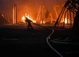 Пострадавшая от прошлогодних пожаров Успенка снова попала в зону повышенного риска