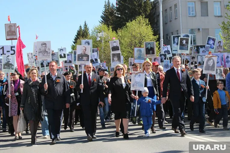 Армия курганцев, вставших в ряды «Бессмертного полка», растет ежегодно