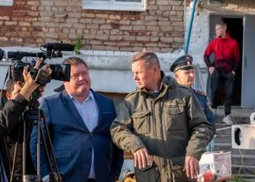 Глава Кизела пообщался с жителями взорвавшегося дома