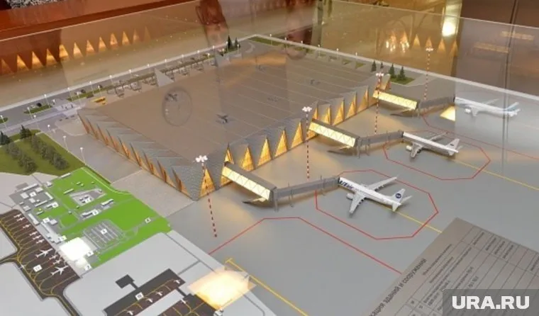 Судя по фотографиям, аэропорт будет напоминать большой чум