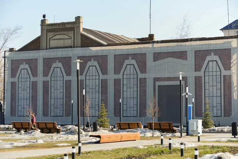 Старая электростанция на улице Труда. Челябинск