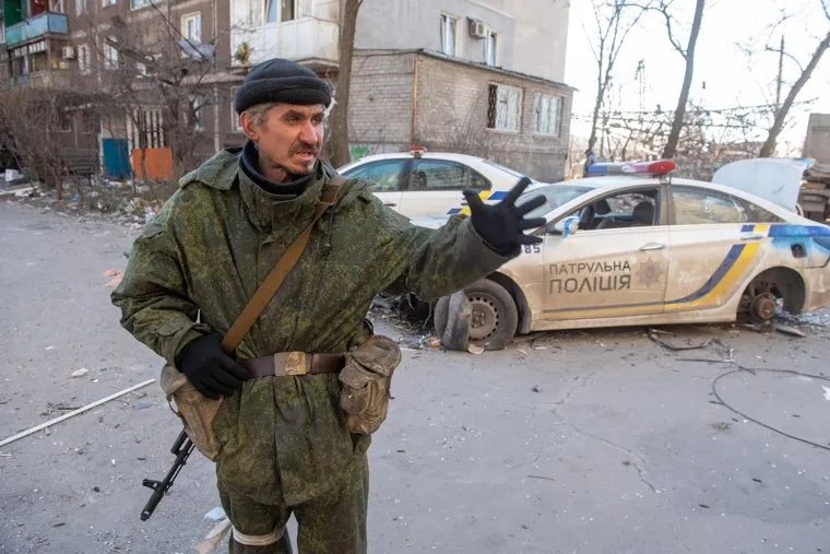 Обстановка в Мариуполе после освобождения района города от ВСУ. Украина