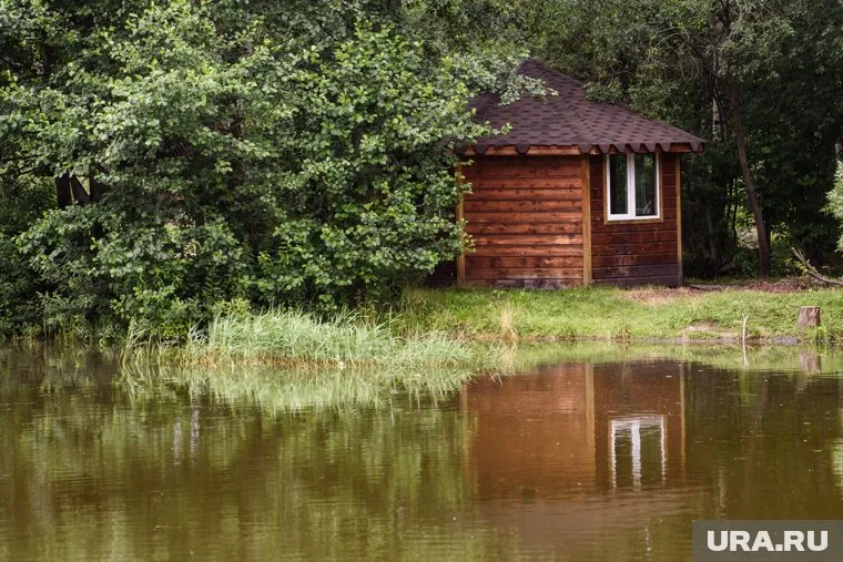 Усадьба имеет два пруда, в которых есть караси и карпы