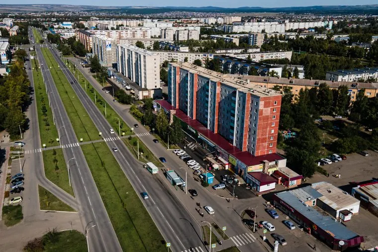 Виды Минусинска. Красноярский край