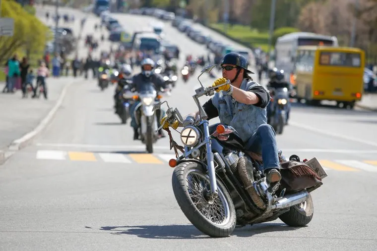 Открытие сезона байкеров. Екатеринбург