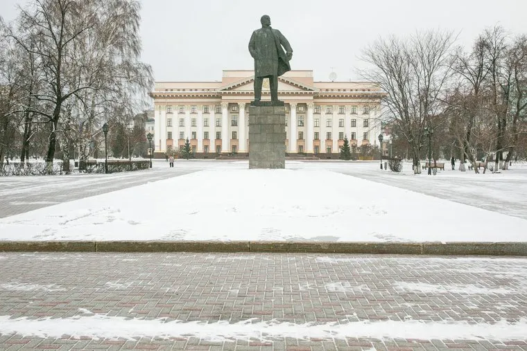 Снежный город. Тюмень