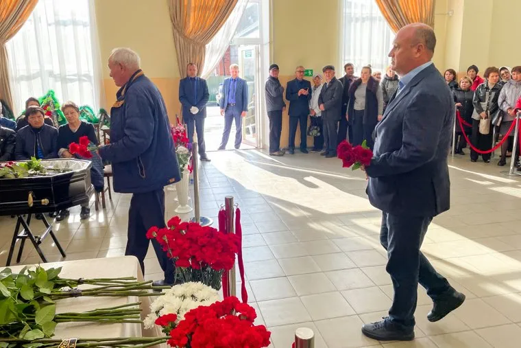 Похороны Аминова . Челябинск