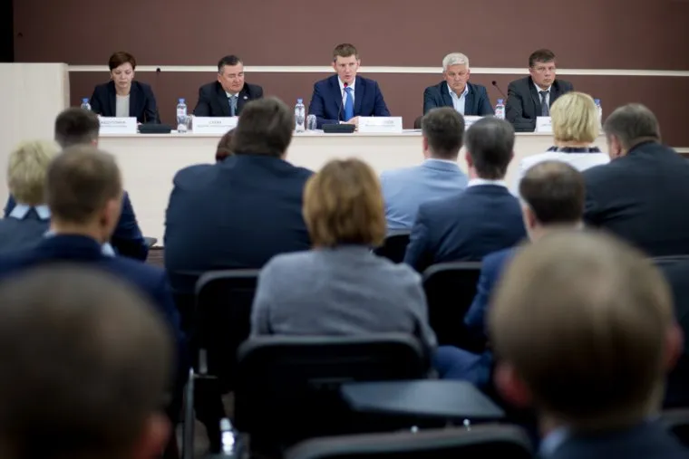 Встреча губернатора Максима Решетникова с главврачами пермских больниц по поводу развития системы здравоохранения. Пермь