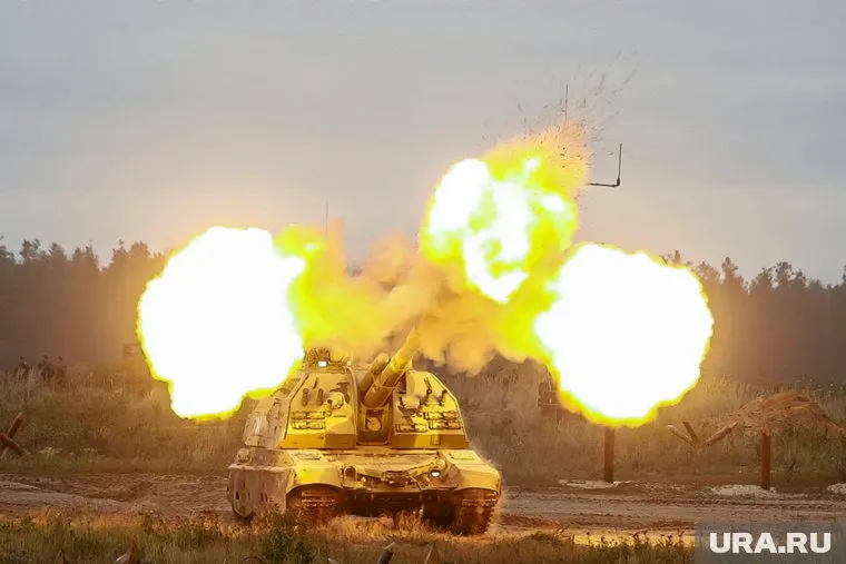 В нанесении ударов была задействована артиллерия