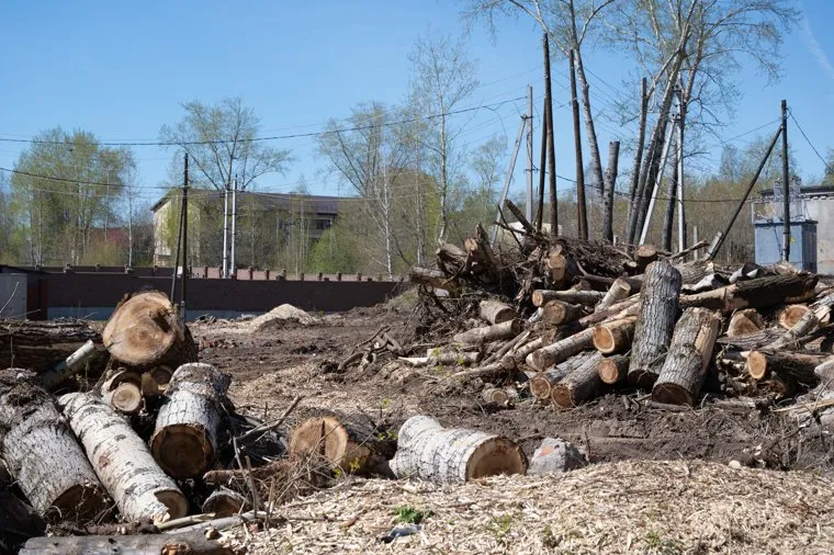 Строительная площадка под мечеть в селе Верхняя Курья. Пермь