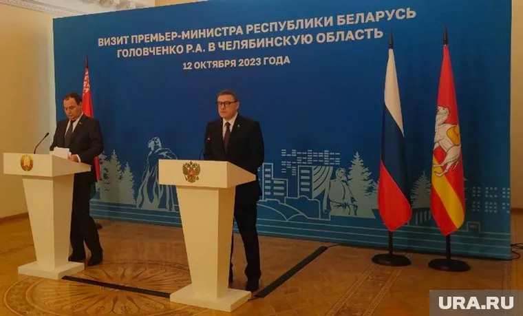 В ходе визита Романа Головченко в Челябинск с  Алексеем Текслером обсуждался целый ряд совместных проектов