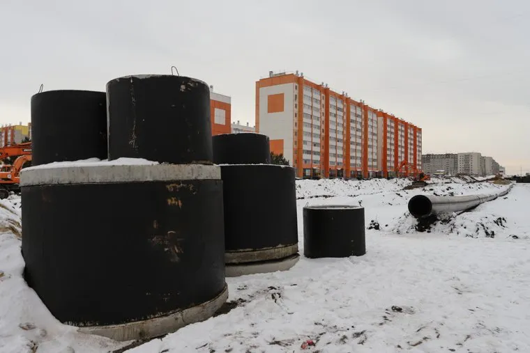 Ремонтные работы на ул. Мальцева. Курган