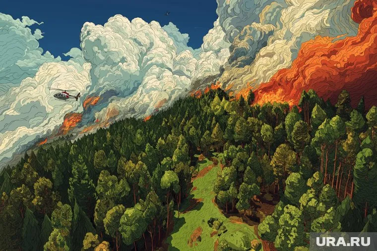 Лесной пожар удалось ликвидировать