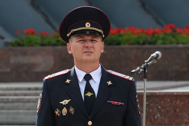 Врио начальника ГУ МВД России по Свердловской области генерал-майор Владимир Миронов. Екатеринбург