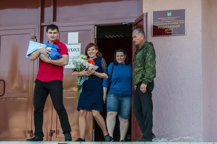 Курганский родильный дом, роддом, новорожденный, первенец