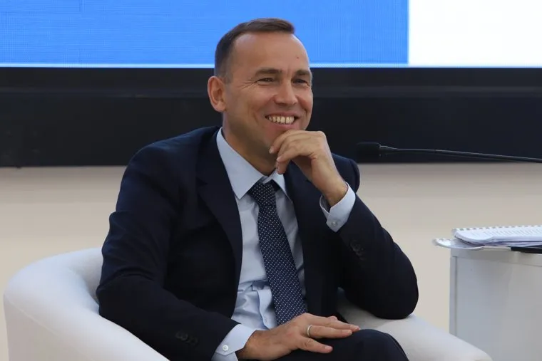 Секретарь генсовета «Единой России» Андрей Турчак на форуме партии "Энергия развития". Курган