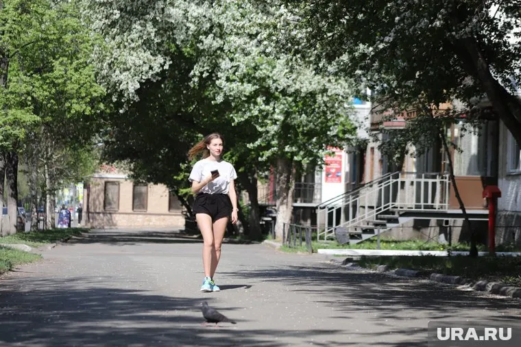 В Курган идет тепло