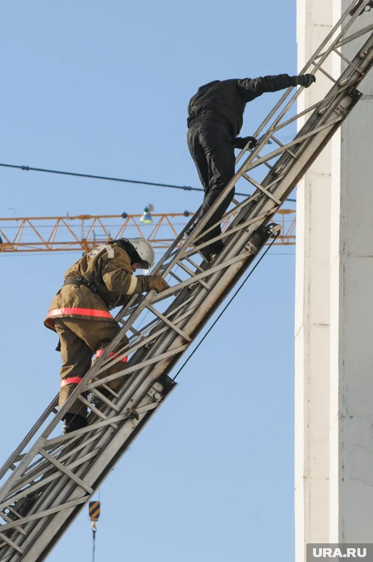 Спасателям пришлось развернуть автолестницу (фото из архива)