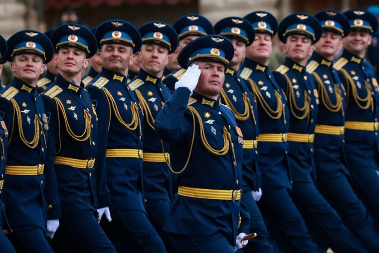 Парад Победы на Красной площади в Москве. Москва