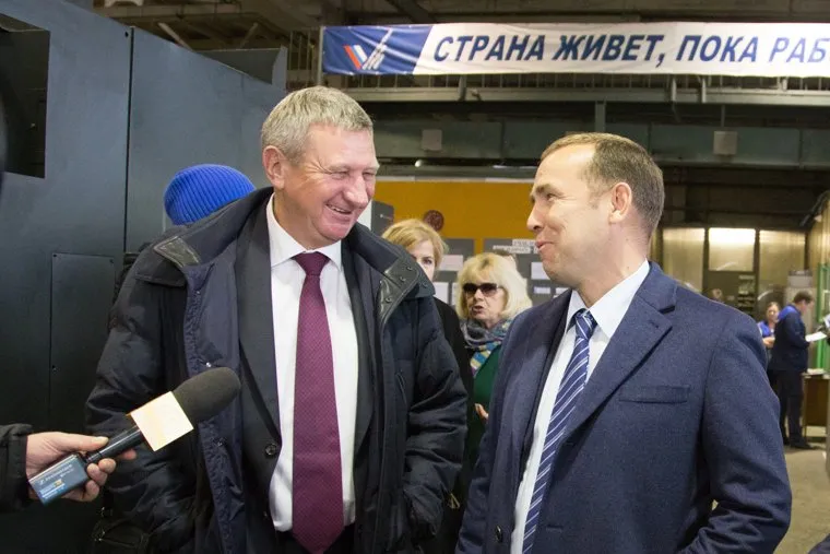 Визит врио губернатора Курганской области Вадима Шумкова на "НПО "Курганприбор". г. Курган