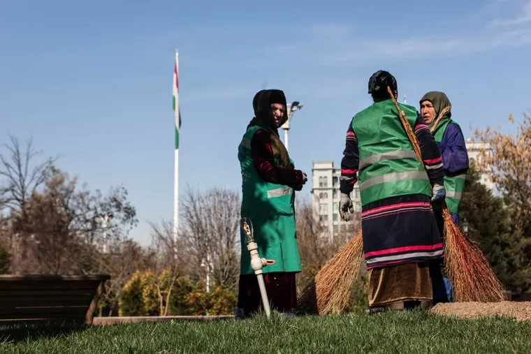 Михаил Мишустин с визитом в  в Душанбе. Душанбе