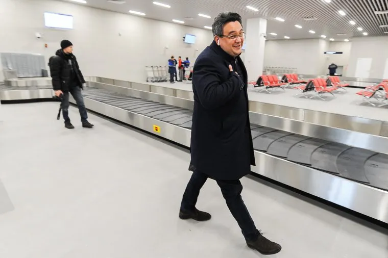 Новый терминал внутренних авиалиний в аэропорту «Курчатов». Челябинск