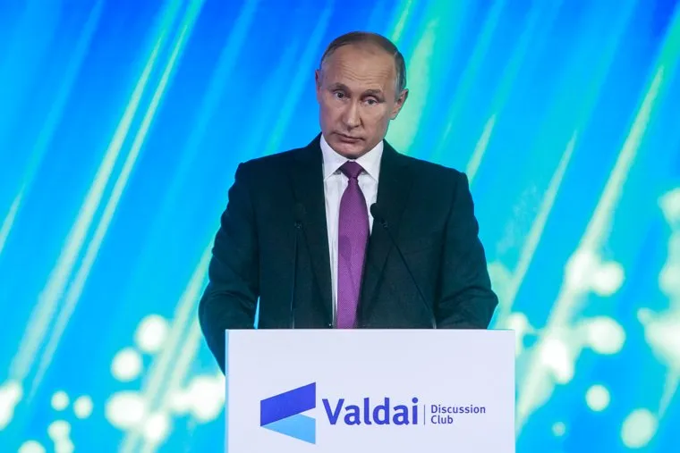 Выступление Владимира Путина на дискуссионном клубе "Валдай". Красная Поляна, путин владимир